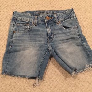 American Eagle Midi Jean Shorts